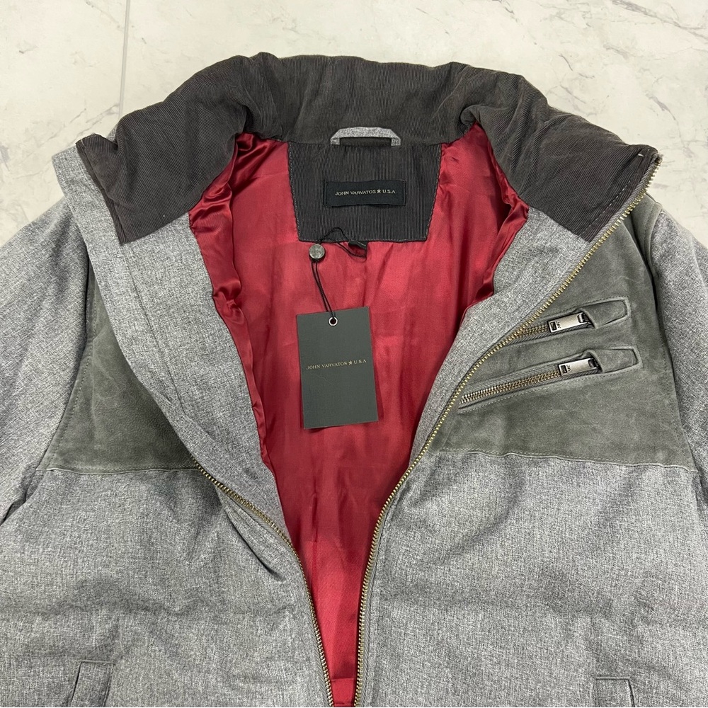 (JZ-35) John Varvatos Stephen Water Resistant Puffer Jacket - Picture 7 of 7